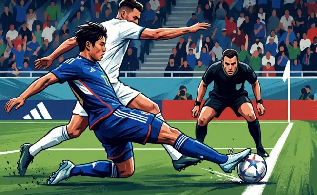 又是毫厘之间！日本连续两届世界杯上演“压线名场面